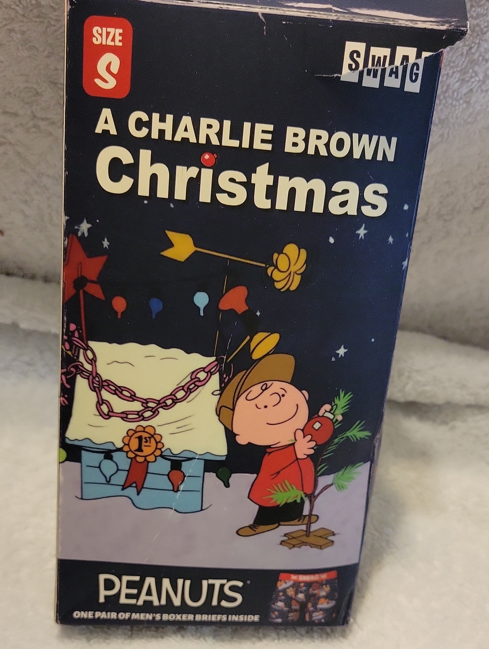 Charlie Brown Boxer Briefs S